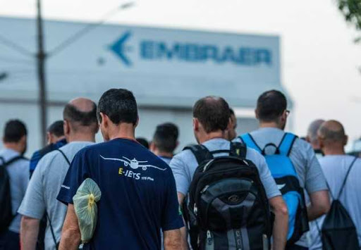 Funcionários da Embraer entram de licença remunerada em prevenção ao coronavírus