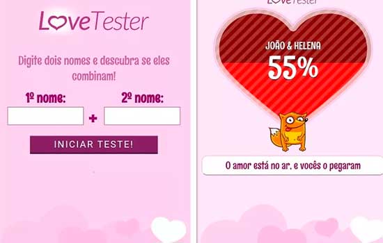 calculadora do amor