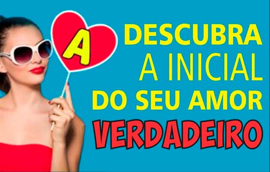 inicial do seu amor verdadeiro