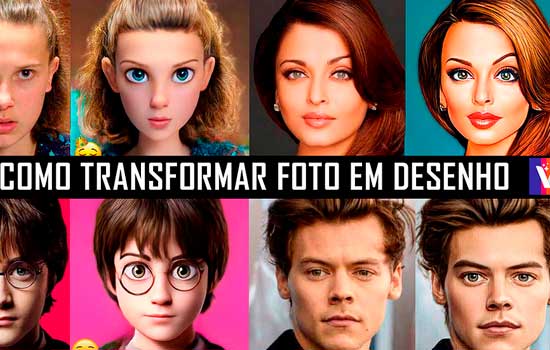 transformar foto em desenho