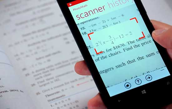 resolver cálculos matemáticos pelo celular
