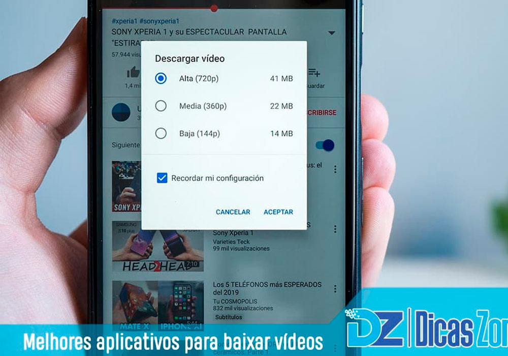 como baixar vídeo no celular
