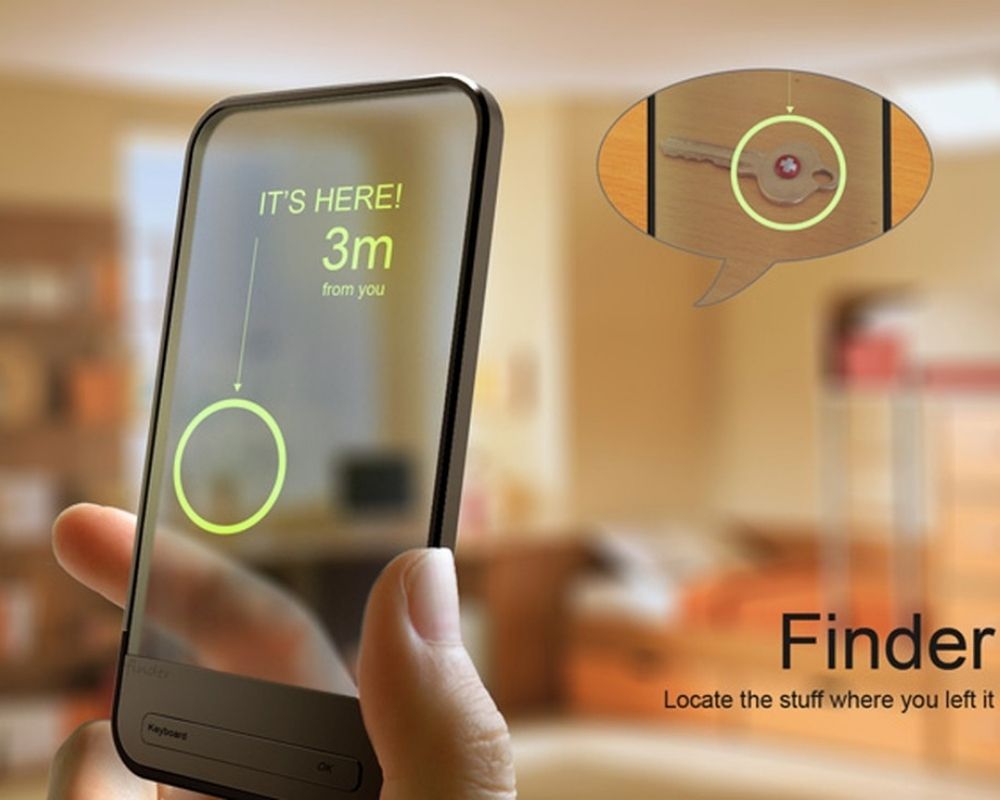 Adesivo para rastrear objetos e familiares