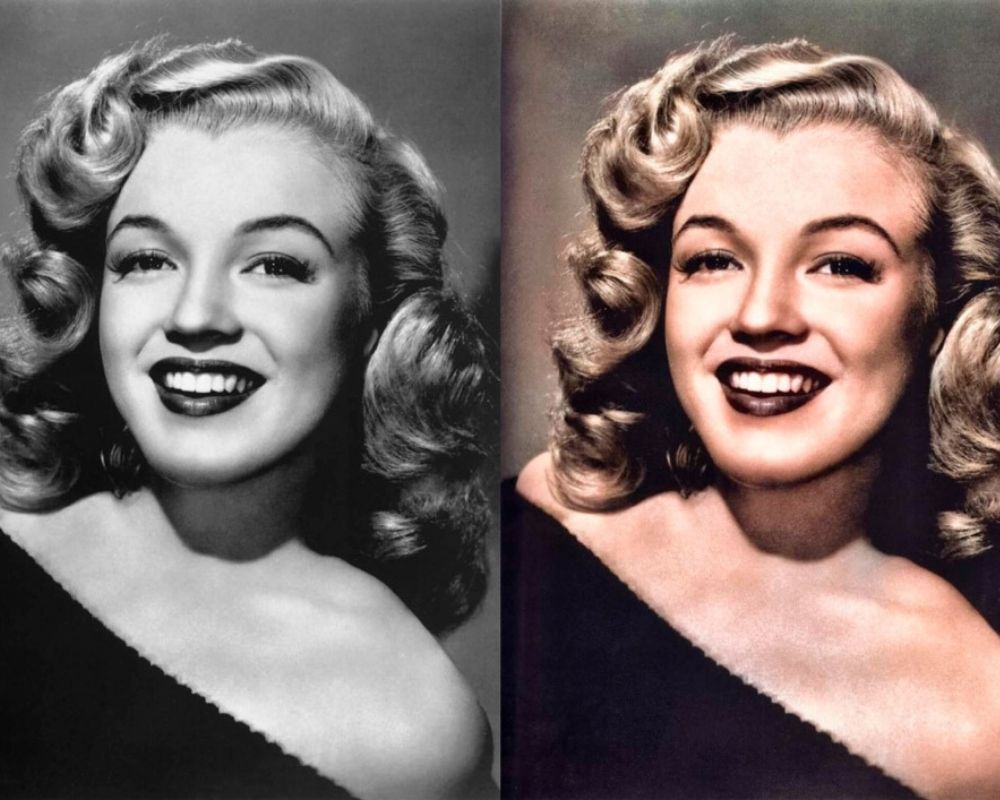 Aplicativo para colorir foto preto e branco