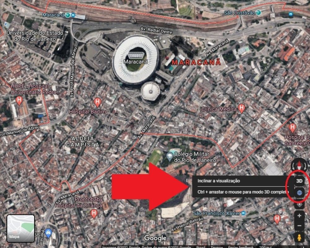 Aplicativos que mostram cidade pelo satélite