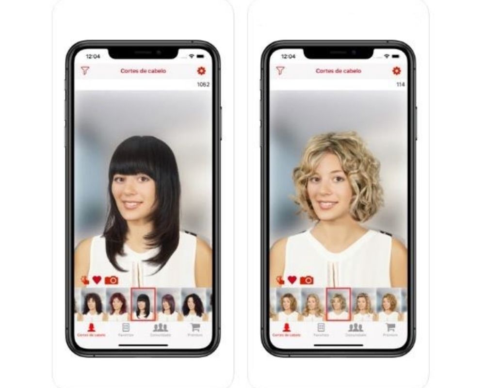 Simular corte de cabelo pelo celular