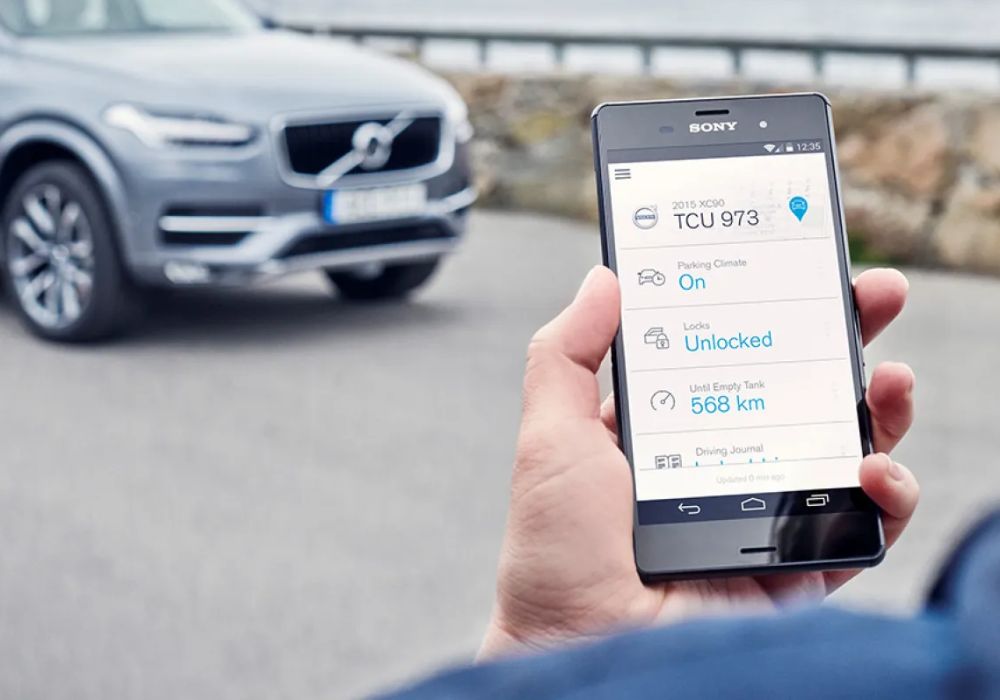 Aplicativo que controla o carro à distância